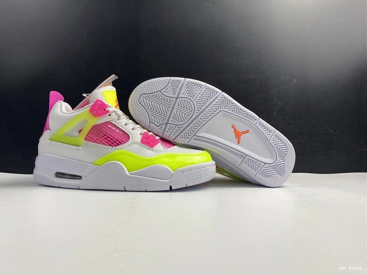 Jordan Retro 4 Pink White (GS) - CV7808-100 Lemon 0420